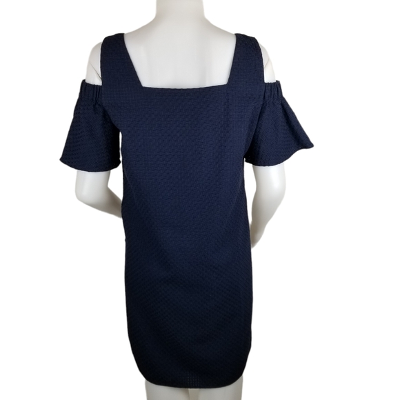 J Crew Basketweave Cold Shoulder Dress - Picture 3 of 8